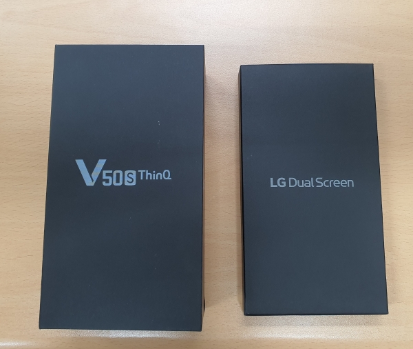 LG V50S 씽큐 언박싱 상태