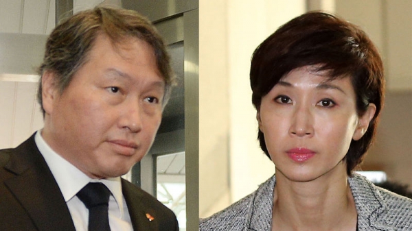 최태원 SK그룹 회장(왼쪽) · 노소영 아트센터 나비 관장(오른쪽) ㅣ SBS 뉴스