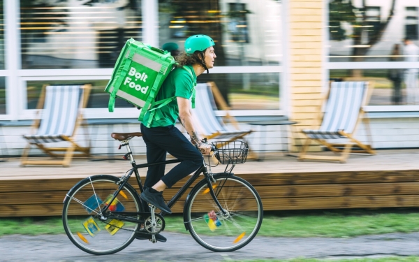 볼트는 네 달여전 남아공에서 전기자전거 기반 음식배달 서비스를 시작했다. | 출처: Bolt